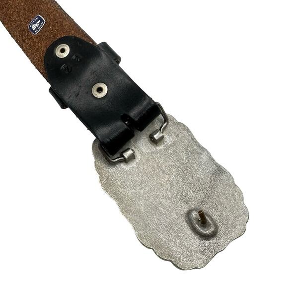WESTERN women\'s leather belt with EMBELLISHED BUCKLE - rhinestones - 40\